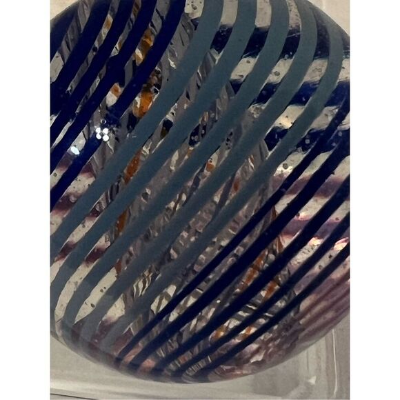 Lot of Three David Salazar marbles blue tones - Picture 10 of 10